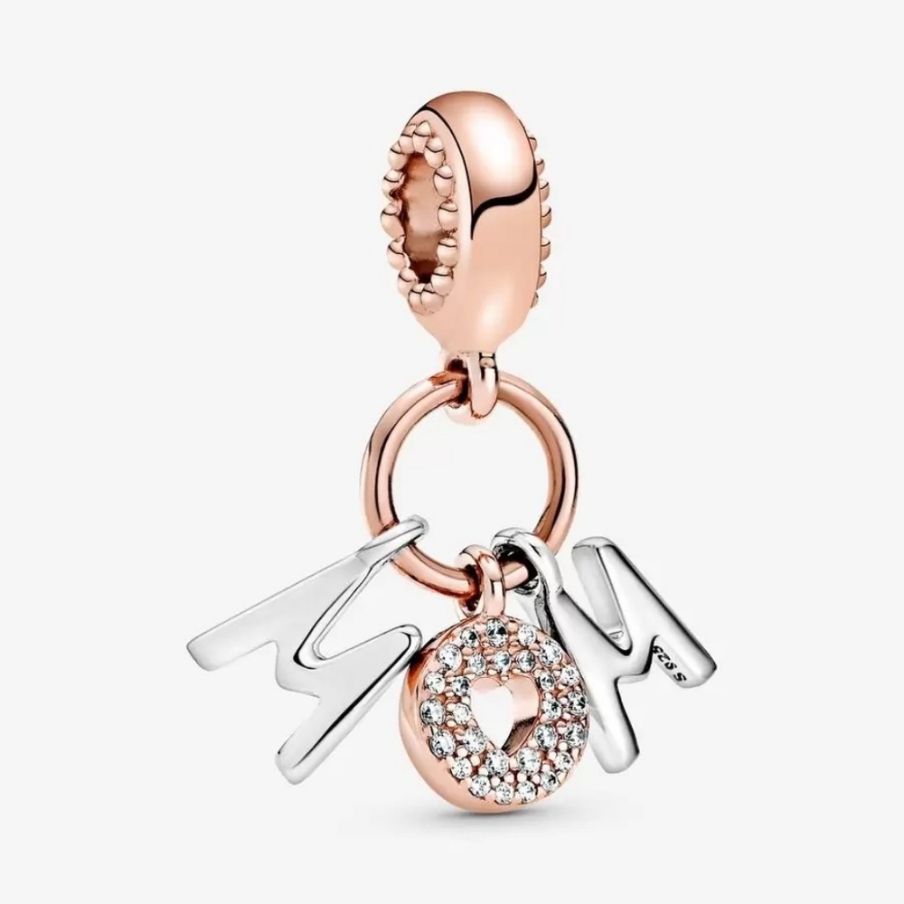 Pandora Mom Letters Dangle Charm